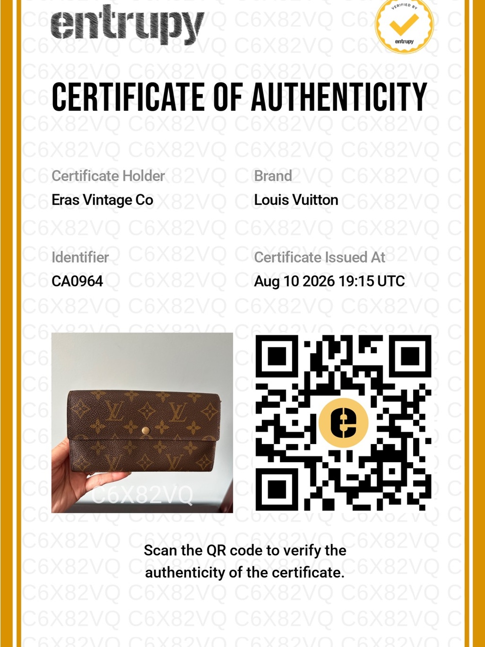 Louis Vuitton Monogram Snap Long Wallet w/ Chain - Picture 3 of 17